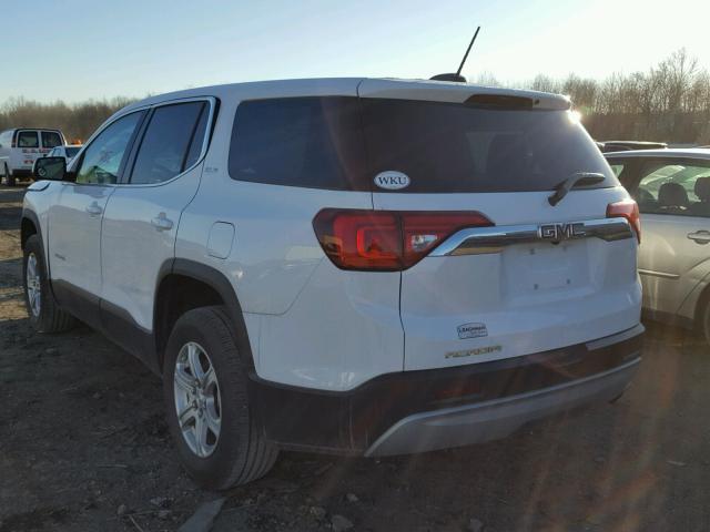 1GKKNKLA9HZ233798 - 2017 GMC ACADIA SLE WHITE photo 3