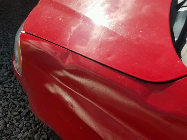 KL1TD5DEXAB113455 - 2010 CHEVROLET AVEO LS RED photo 9