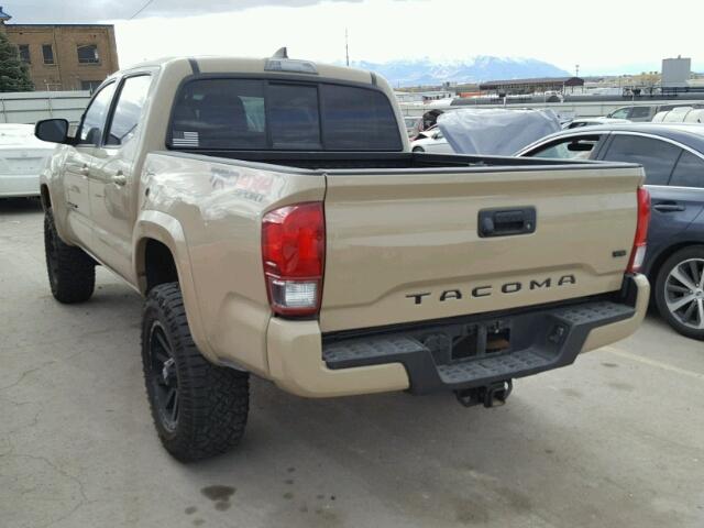 5TFCZ5AN9GX001479 - 2016 TOYOTA TACOMA DOU TAN photo 3