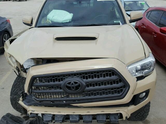 5TFCZ5AN9GX001479 - 2016 TOYOTA TACOMA DOU TAN photo 7