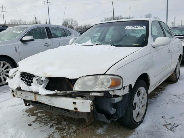 3N1CB51D74L906227 - 2004 NISSAN SENTRA 1.8 WHITE photo 2