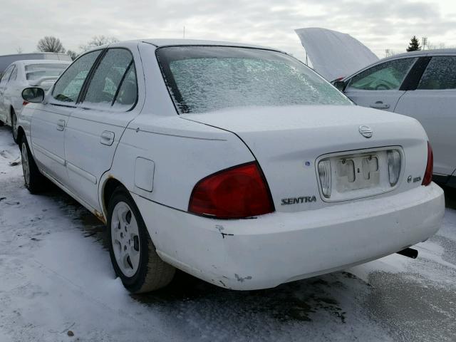 3N1CB51D74L906227 - 2004 NISSAN SENTRA 1.8 WHITE photo 3