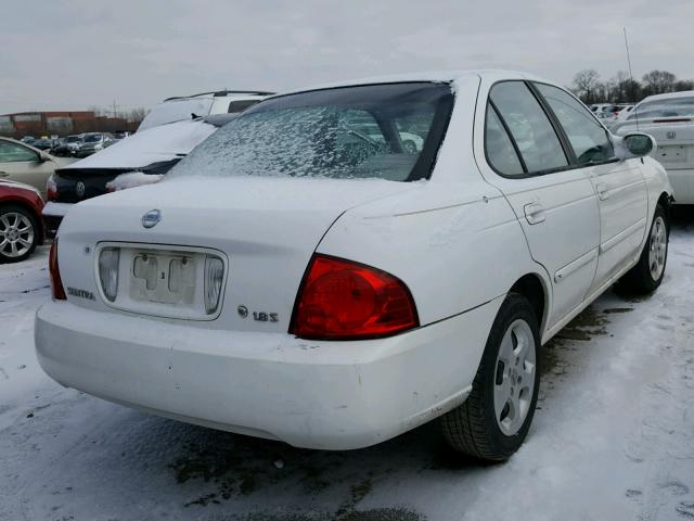 3N1CB51D74L906227 - 2004 NISSAN SENTRA 1.8 WHITE photo 4