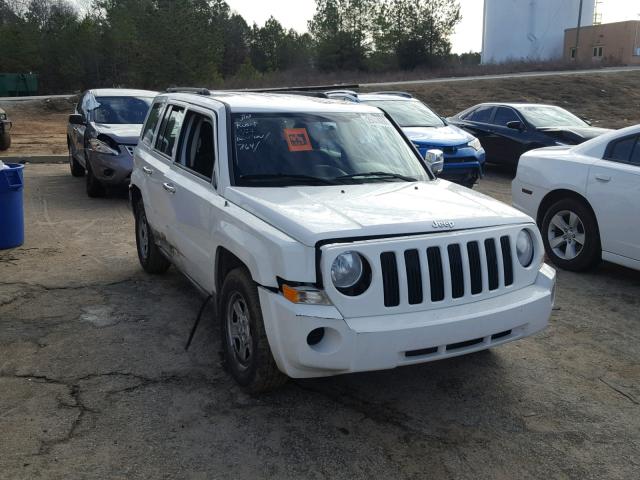 1J4NT2GBXAD553601 - 2010 JEEP PATRIOT SP WHITE photo 1