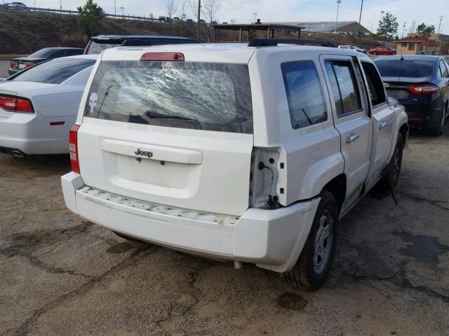 1J4NT2GBXAD553601 - 2010 JEEP PATRIOT SP WHITE photo 4