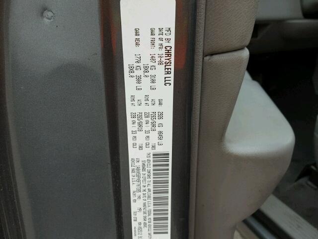 1A8HX58PX9F707395 - 2009 CHRYSLER ASPEN LIMI GRAY photo 10