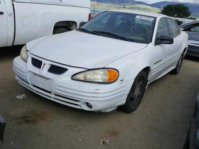 1G2NF52E7YM758906 - 2000 PONTIAC GRAND AM S WHITE photo 2