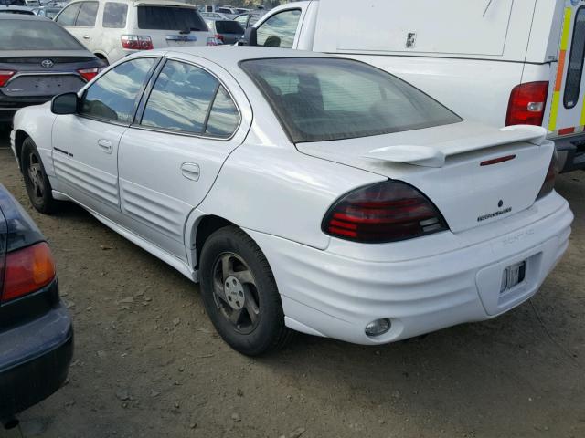 1G2NF52E7YM758906 - 2000 PONTIAC GRAND AM S WHITE photo 3