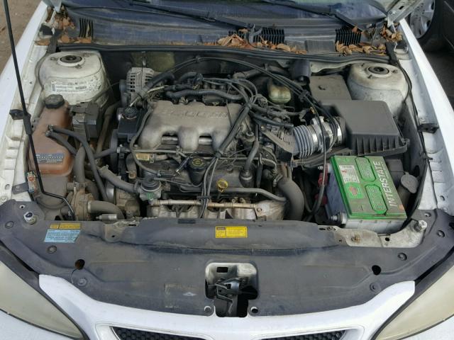 1G2NF52E7YM758906 - 2000 PONTIAC GRAND AM S WHITE photo 7