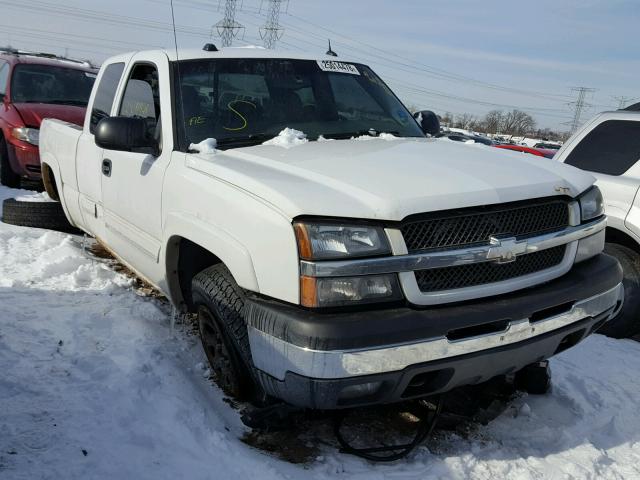 1GCEK19BX5E162853 - 2005 CHEVROLET SILVERADO WHITE photo 1