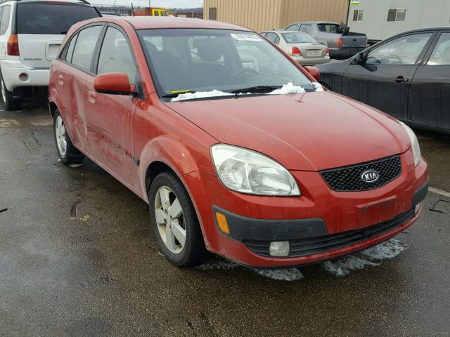 KNADE163286304902 - 2008 KIA RIO 5 SX RED photo 1