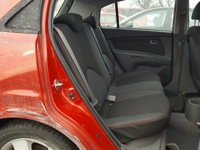 KNADE163286304902 - 2008 KIA RIO 5 SX RED photo 6