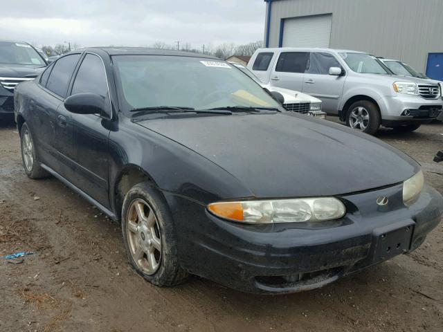 1G3NF52E71C284785 - 2001 OLDSMOBILE ALERO GLS BLACK photo 1