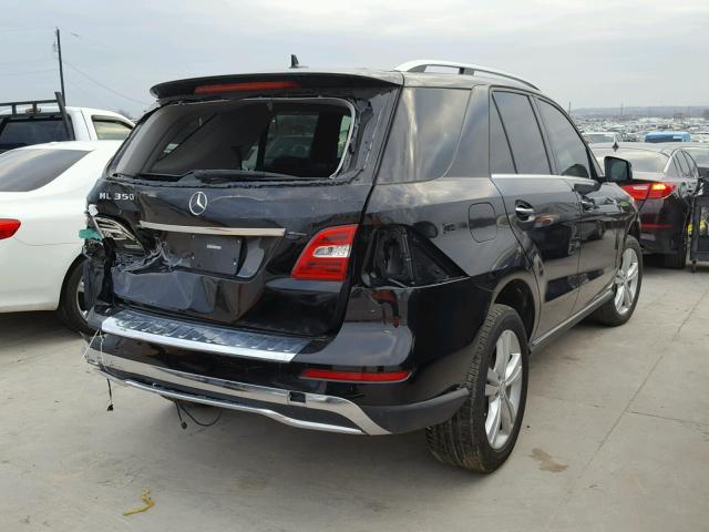 4JGDA5JB3FA608993 - 2015 MERCEDES-BENZ ML 350 BLACK photo 4