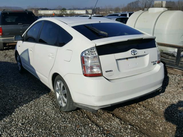 JTDKB20U193472897 - 2009 TOYOTA PRIUS WHITE photo 3