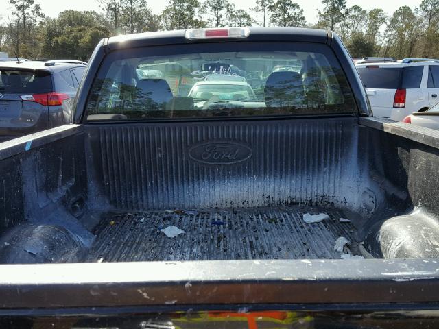 1FTRF12297KD59095 - 2007 FORD F150 BLACK photo 6