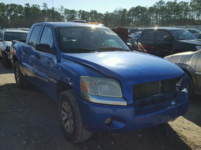 1Z7HC28K58S572228 - 2008 MITSUBISHI RAIDER LS BLUE photo 1