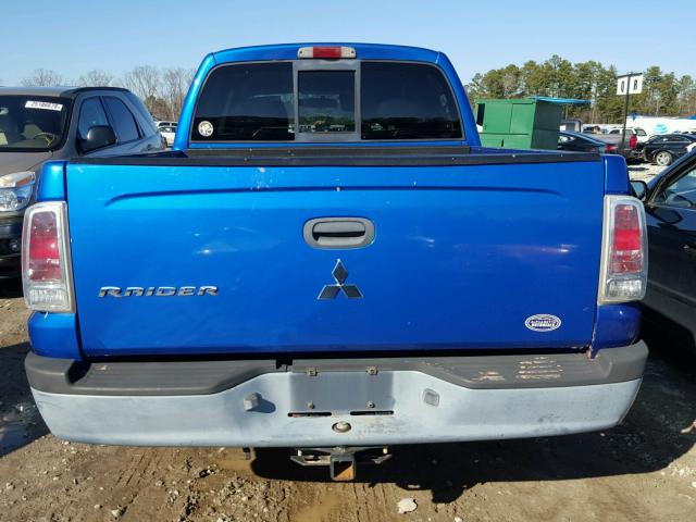 1Z7HC28K58S572228 - 2008 MITSUBISHI RAIDER LS BLUE photo 9