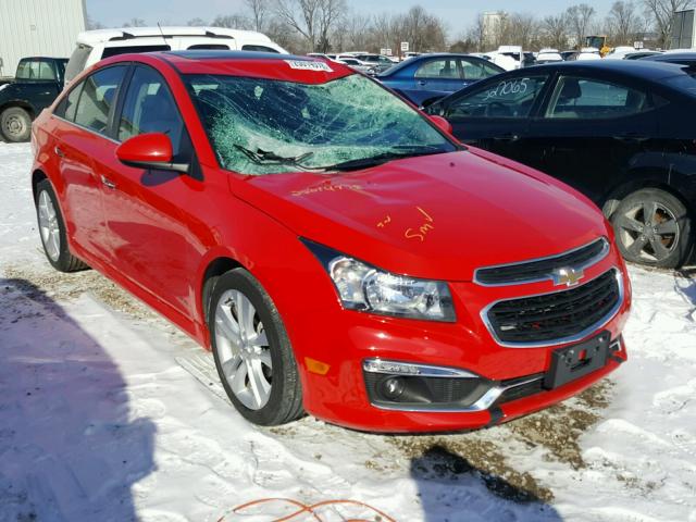 1G1PG5SB3F7177799 - 2015 CHEVROLET CRUZE LTZ RED photo 1