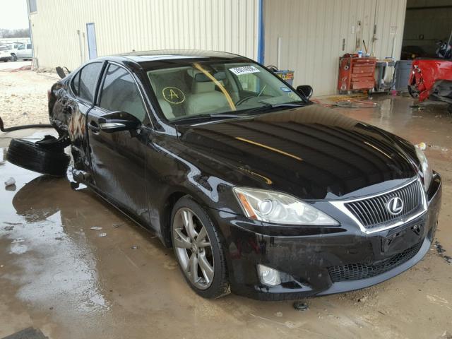 JTHBF5C25A5112121 - 2010 LEXUS IS 250 BLACK photo 1