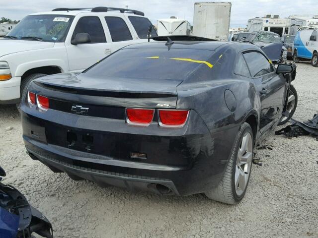 2G1FK1EJ4A9141911 - 2010 CHEVROLET CAMARO SS BLACK photo 4