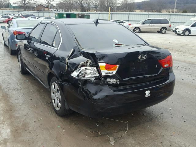 KNAGG4A8XA5425152 - 2010 KIA OPTIMA LX BLACK photo 3