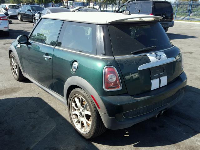 WMWMF735X8TT88507 - 2008 MINI COOPER S GREEN photo 3