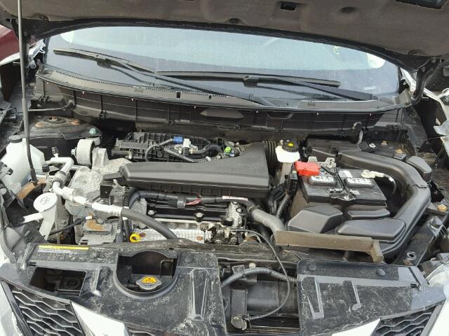 5N1AT2MV6EC824504 - 2014 NISSAN ROGUE S GRAY photo 7