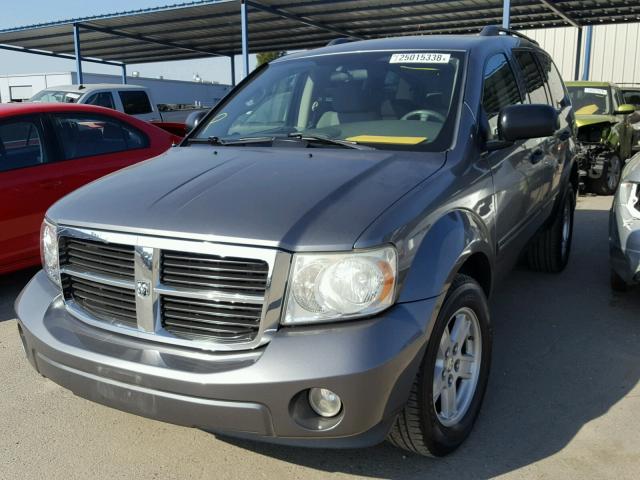 1D8HB48P37F537234 - 2007 DODGE DURANGO SL GRAY photo 2