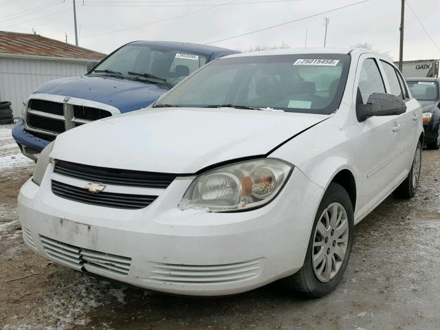 1G1AB5F55A7217852 - 2010 CHEVROLET COBALT LS WHITE photo 2