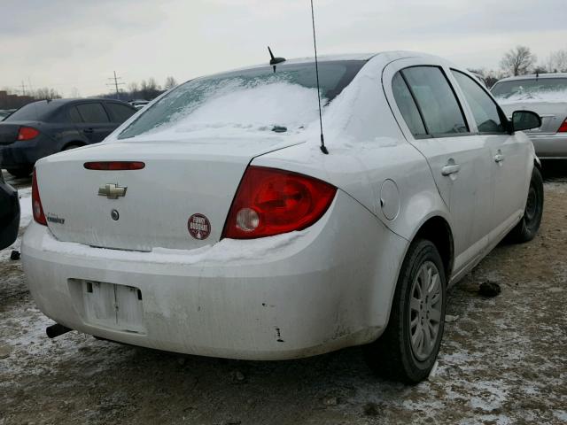 1G1AB5F55A7217852 - 2010 CHEVROLET COBALT LS WHITE photo 4