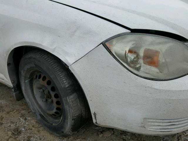 1G1AB5F55A7217852 - 2010 CHEVROLET COBALT LS WHITE photo 9