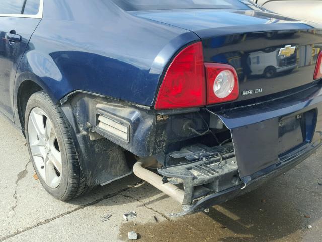 1G1ZB5E17BF202634 - 2011 CHEVROLET MALIBU LS BLUE photo 9
