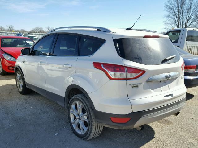 1FMCU0J97EUB85142 - 2014 FORD ESCAPE TIT WHITE photo 3