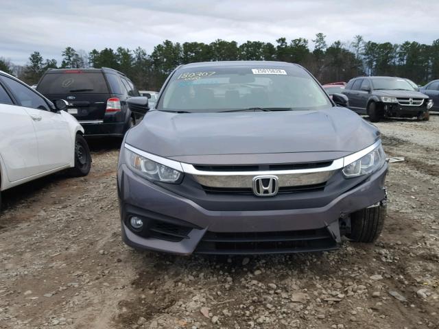 19XFC2F55GE000237 - 2016 HONDA CIVIC LX GRAY photo 9