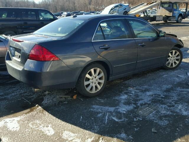 1HGCM66546A004855 - 2006 HONDA ACCORD EX GRAY photo 4