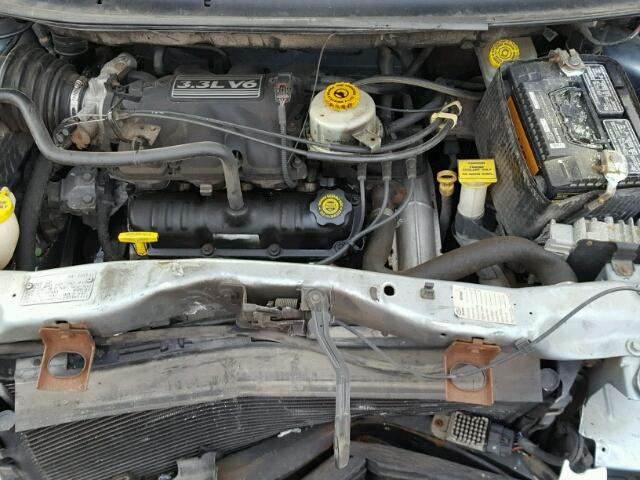 1D4GP25R33B319241 - 2003 DODGE CARAVAN SE BLUE photo 7