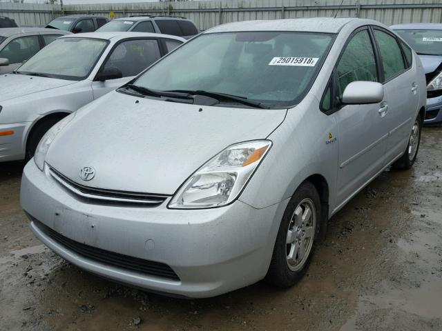 JTDKB20U467058839 - 2006 TOYOTA PRIUS SILVER photo 2