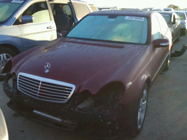 WDBUF65J54A559160 - 2004 MERCEDES-BENZ E 320 RED photo 2