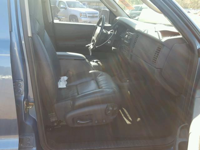 1B4HR58N82F212888 - 2002 DODGE DURANGO SL BLUE photo 5