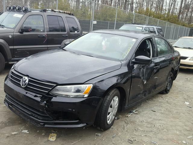 3VW2K7AJ4FM402822 - 2015 VOLKSWAGEN JETTA BASE 黑色 照片 2
