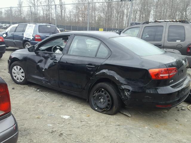 3VW2K7AJ4FM402822 - 2015 VOLKSWAGEN JETTA BASE 黑色 照片 9