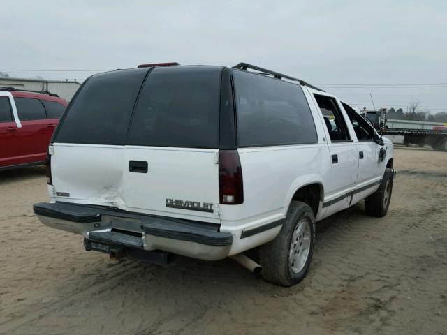 3GNFK16R7VG153372 - 1997 CHEVROLET SUBURBAN K WHITE photo 4