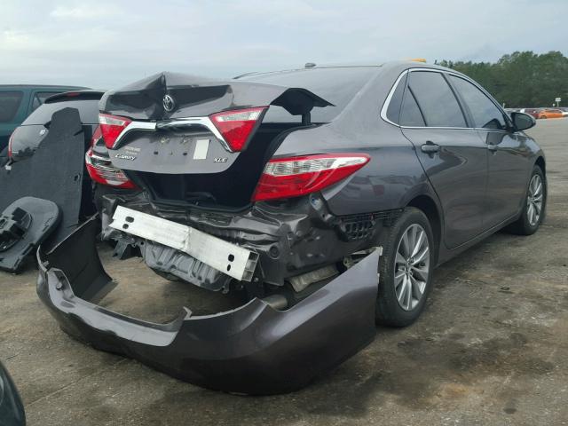 4T1BF1FK1FU950340 - 2015 TOYOTA CAMRY LE GRAY photo 4