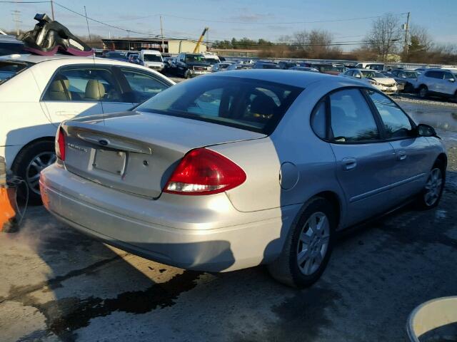 1FAFP53U96A100799 - 2006 FORD TAURUS SE SILVER photo 4