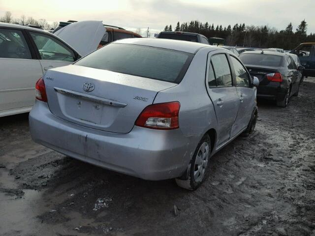 JTDBT923871023803 - 2007 TOYOTA YARIS SILVER photo 4