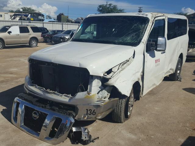 5BZAF0AA3FN851988 - 2015 NISSAN NV 3500 WHITE photo 2