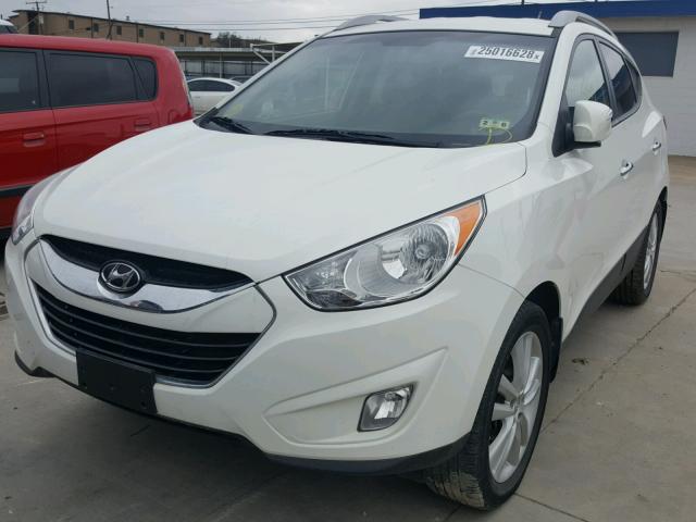 KM8JU3AC7DU635519 - 2013 HYUNDAI TUCSON GLS WHITE photo 2