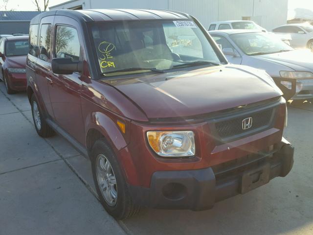 5J6YH18796L013849 - 2006 HONDA ELEMENT EX RED photo 1