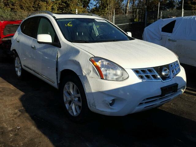 JN8AS5MV0DW647880 - 2013 NISSAN ROGUE S WHITE photo 1